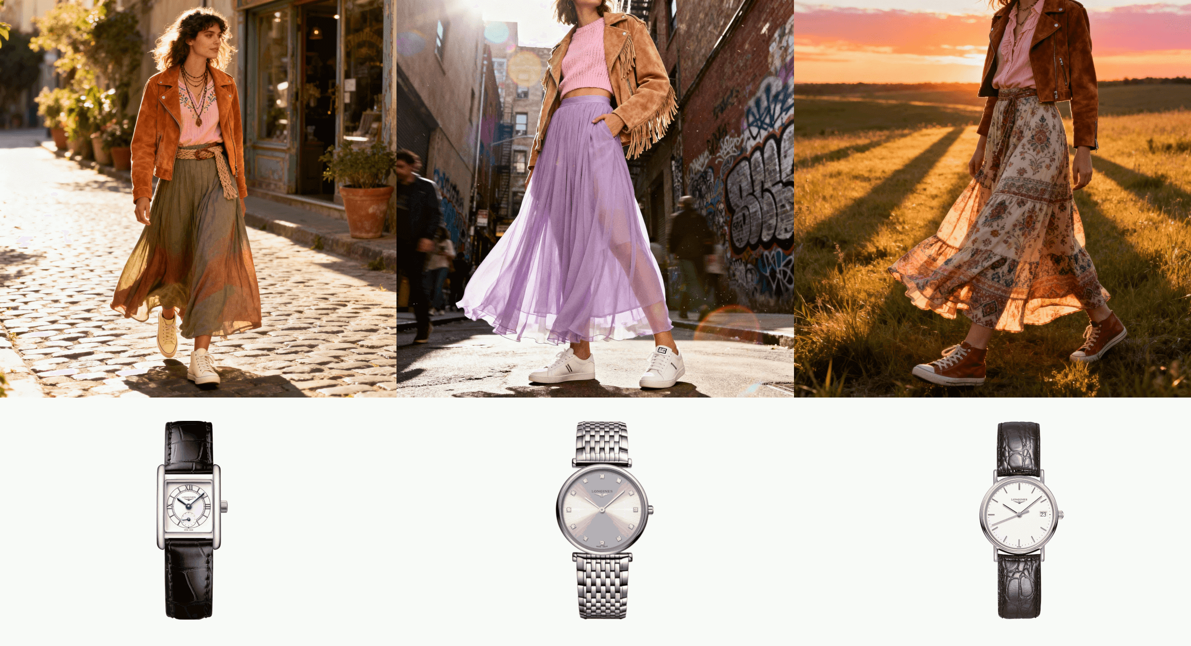 stylizacja z zegarkiem longines - numer 2