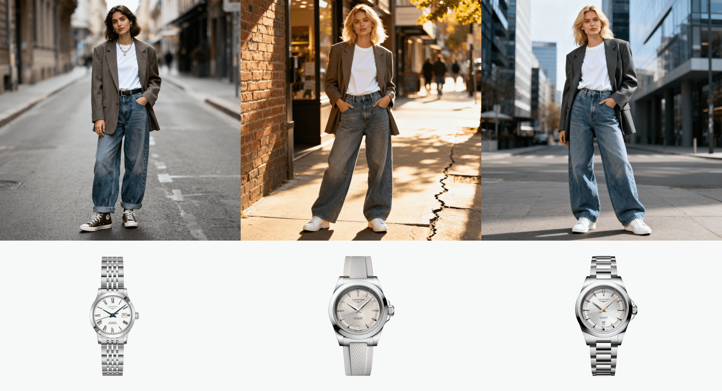 stylizacja z zegarkiem longines - numer 3