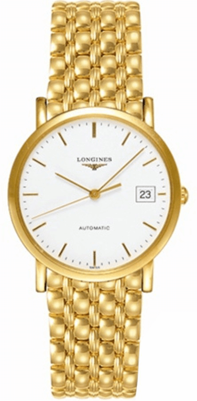 złoty zegarek Longines