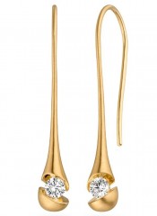 Schaffrath Kolczyki Calla Caldr 117 Żółte złoto