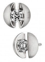 Schaffrath Kolczyki Calla Call2 217 Białe złoto