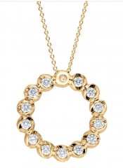 Schaffrath Naszyjnik Calla Calm1 Żółte złoto